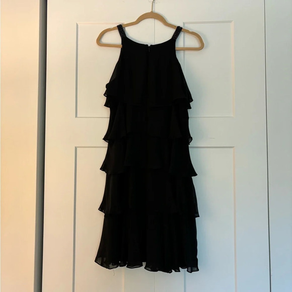 S.L. Fashions Womens Size 12 “Missy” Black Tiered LBD Dress Shift - Picture 2 of 5